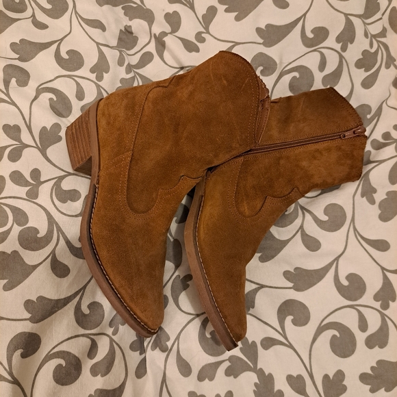 Santiag style suede boots (made in Spain) - Picture 3 of 4